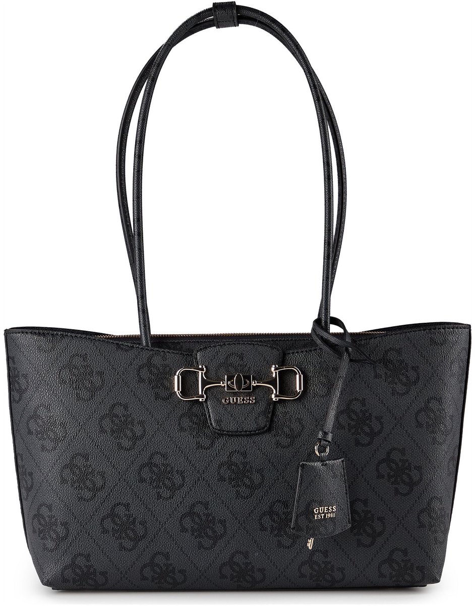 Guess Janie Logo - Shopper (coal logo)