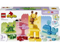LEGO DUPLO Dierenbouwspel Educatief Montessori Speelgoed voor Kinderen met Dieren Figuren 10472