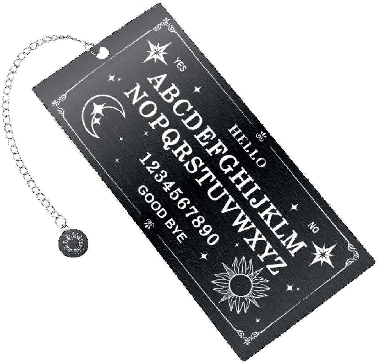 Allecto - Boekenlegger - Tarot Stijl - Perfect Cadeau voor Boekenliefhebbers - RVS - Sterren en Maan - Uniek Design - Geschikt voor Elke Boekenlief...