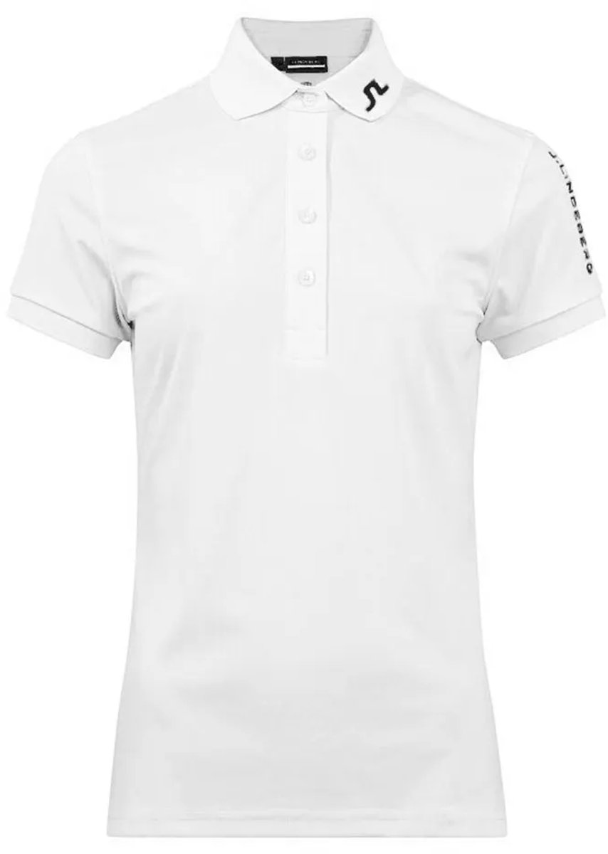 J.lindeberg Tour Tech Korte Mouw Poloshirt Voor Dames Wit S Vrouw