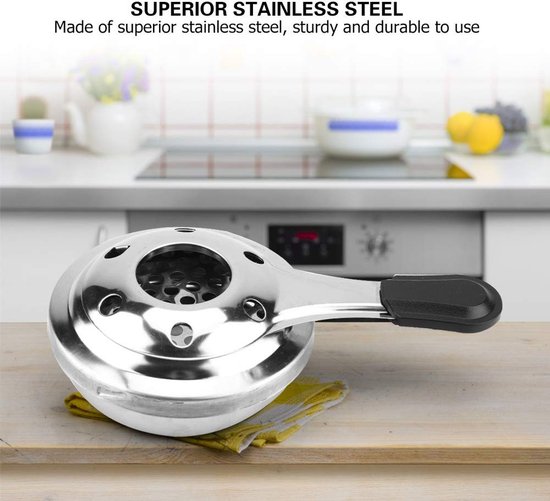 Jhubersproducts - Mini Alcohol Fornuis - Draagbare Brander - Roestvrij staal - Outdoor Koken - Camping Fornuis - Ideaal voor Buitenactiviteiten van Jhubersproducts — afbeelding 3