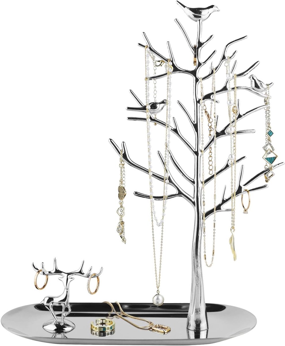 Sieradenhouder voor ringen, oorbellen, kettingen en armbanden - Perfect voor woonkamer, badkamer en kantoor