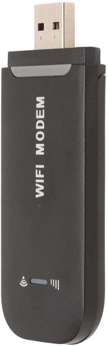 Dailygoody - 4G USB WiFi-Router - Draadloze WiFi Pocket Hotspot - Zwart - Deel tot 10 gebruikers - Plug and Play - Ideaal voor onderweg