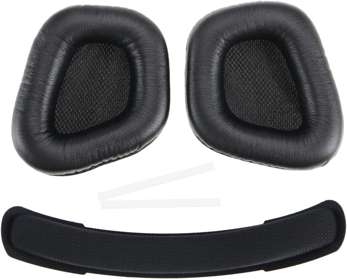 Comfortabele Oorkussens voor Draadloze Gaming Headsets - Vervangende Oorkappen van Echte Leer, Geschikt voor Corsair Void en Pro Modellen