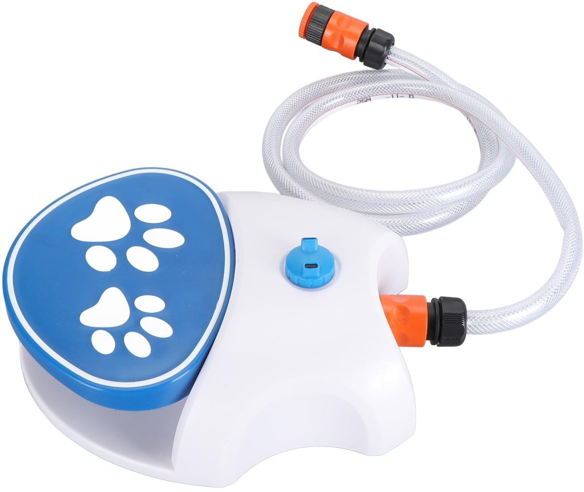 Dailygoody - Hondenwaterfontein - Poot Geactiveerd - Buitenhond Speelgoed - Handige Slang - Watersproeier - Geschikt voor Huisdieren - 27x23x9 cm