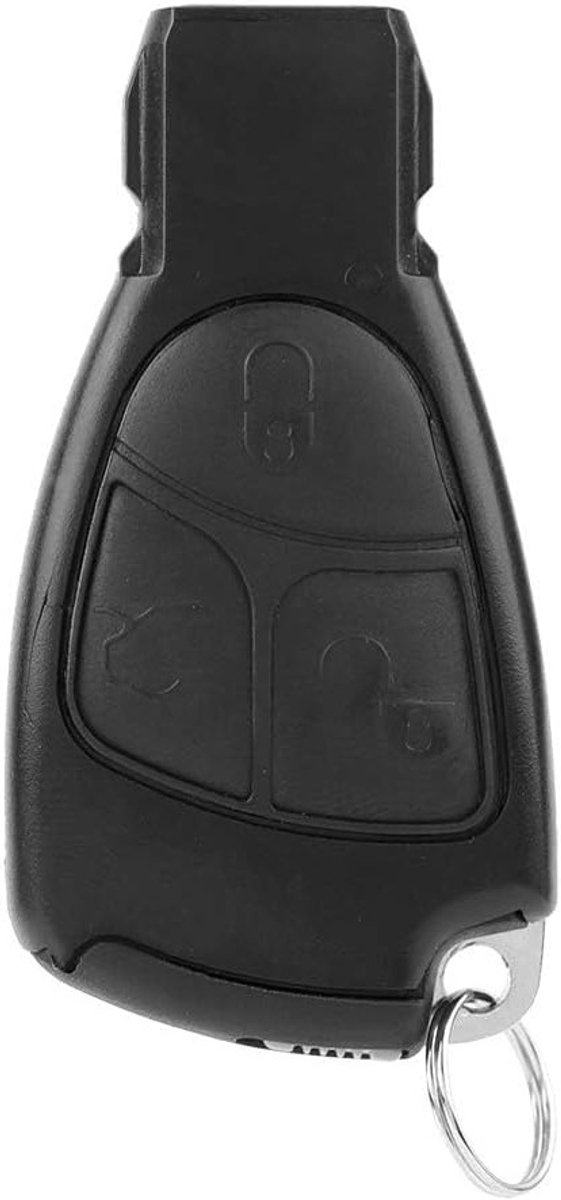 Draadloze Autosleutel voor C-Klasse 2001-2007, 3 Knoppen, Keyless Entry, 433.92MHz, Vervangende Afstandsbediening
