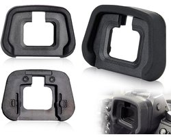 Dailygoody - Oogschelpen - Set van 2 - Comfortabele opname-ervaring - Zwart - Zachte siliconen - Compatibel met Ni-kon Z5 Z6 Z7 - Voor fotografen