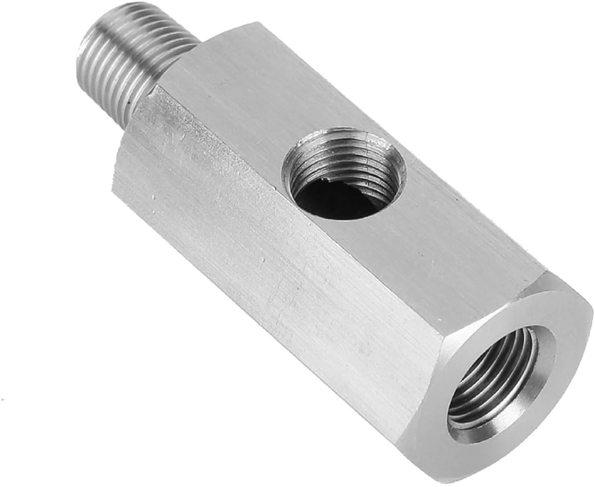 Dailygoody - Oliedruk Sensor Adapter - RVS Turbo NPT Aansluiting - Betrouwbaar en Duurzaam - Perfect voor Motoren - Eenvoudige Installatie - Geschikt .
