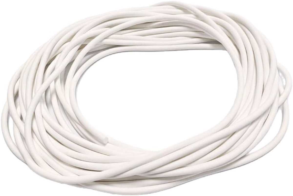 Ronde Siliconeschuim Afplakstrip van 2mm - 10m voor Naadafdichting, Deuren en Muren, Ideaal voor Klussen en Isolatie