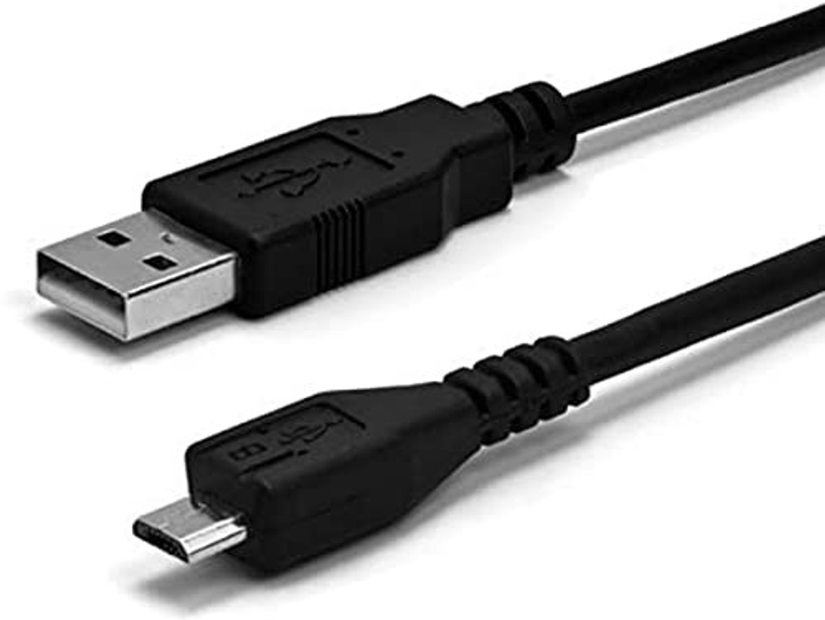 Dailygoody - Micro USB Kabel - 1.8m - Geschikt voor Olympus Voice Recorders - Snelle Dataoverdracht - Hoogwaardige Kwaliteit - Ideaal voor Opladen - G...