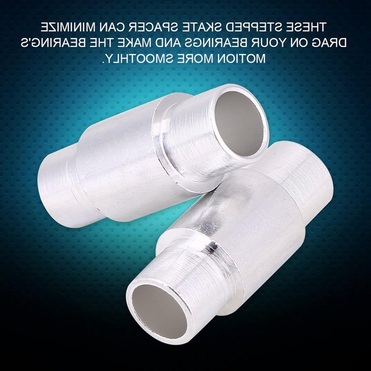 10 Stuks Skate Spacers van Aluminium, Wiel Lager Spacer voor Skateboard en Model Speelgoed