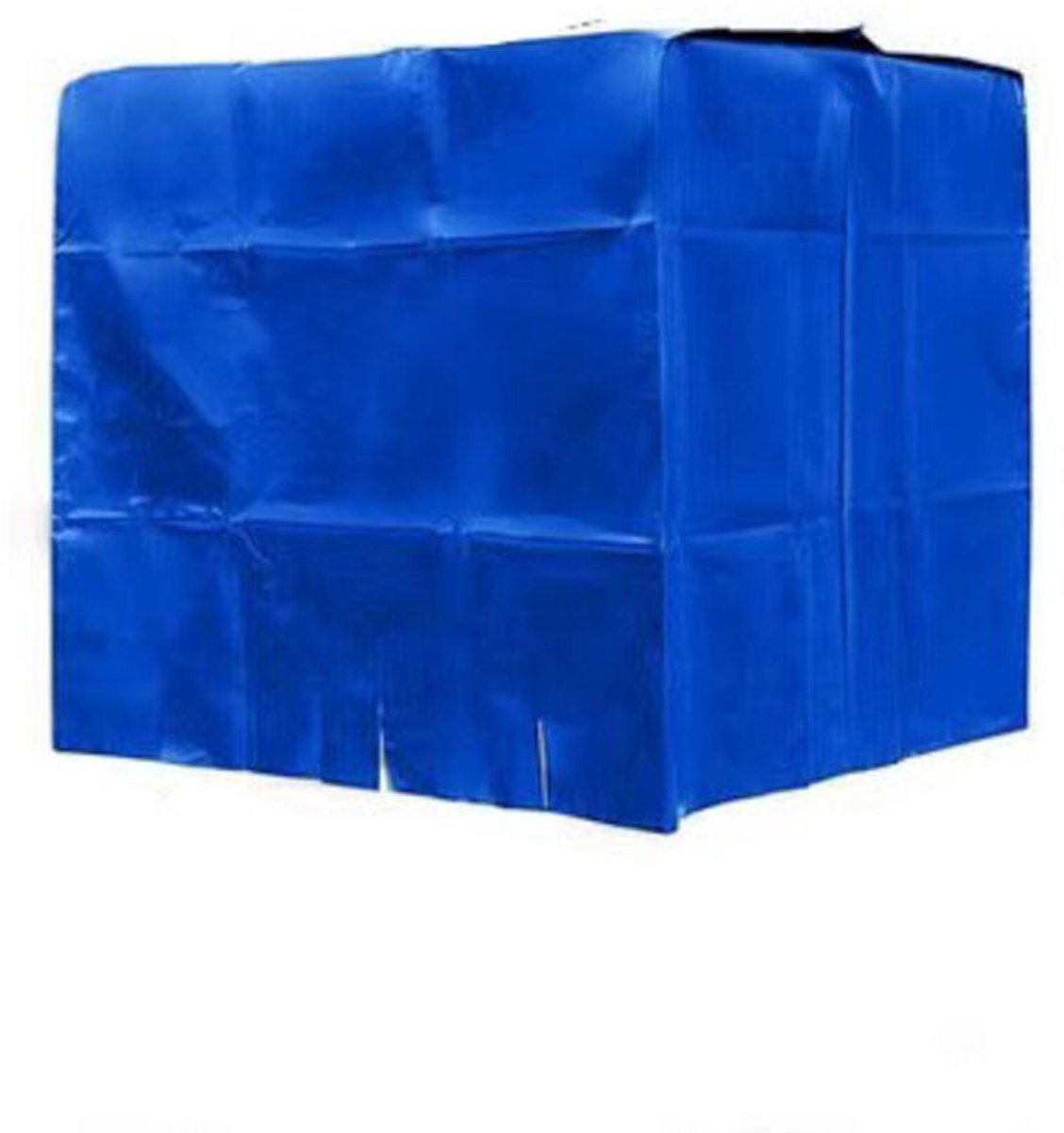 Beschermhoes geschikt geschikt voor 1000L IBC-watertank, stof-, UV- en regenbestendig, 120 x 100 x 116 cm (blauw).