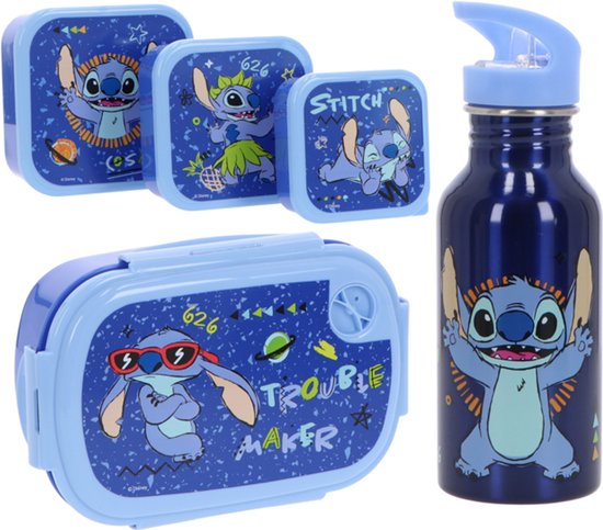 Lilo & Stitch schoolset; rugzak en lunchset 5-delig van Lilo & Stitch — afbeelding 4