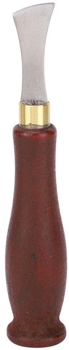 Dailygoody - Lederen randgroefgereedschap - Creaser Edge randmarkeringsgereedschap - 1,5 mm - Roestvrij staal - Voor leerbewerking - Houten handvat