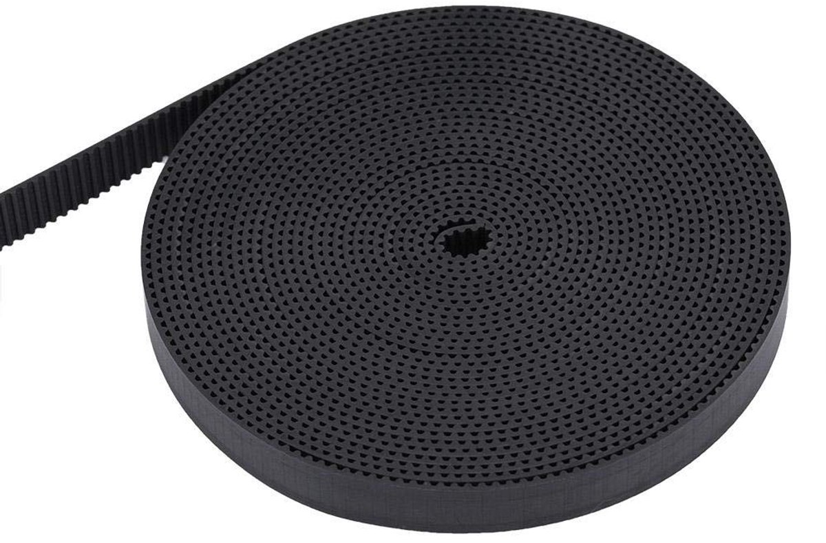 Dailygoody - Professional 3D Printer Timing Belt - 10mm Rubber - Hoogwaardige kwaliteit - 3D Printen - Diverse lengtes beschikbaar - Geschikt voor Rep...