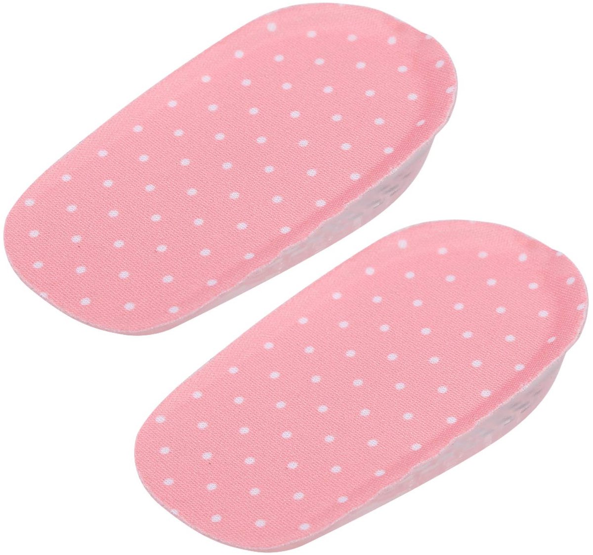 Dailygoody - Siliconen Inlegzolen - Zelfklevende Steunzolen - Verhoogt Comfort - 2.5cm - Hielkussens - Geschikt voor alle schoenen - Roze