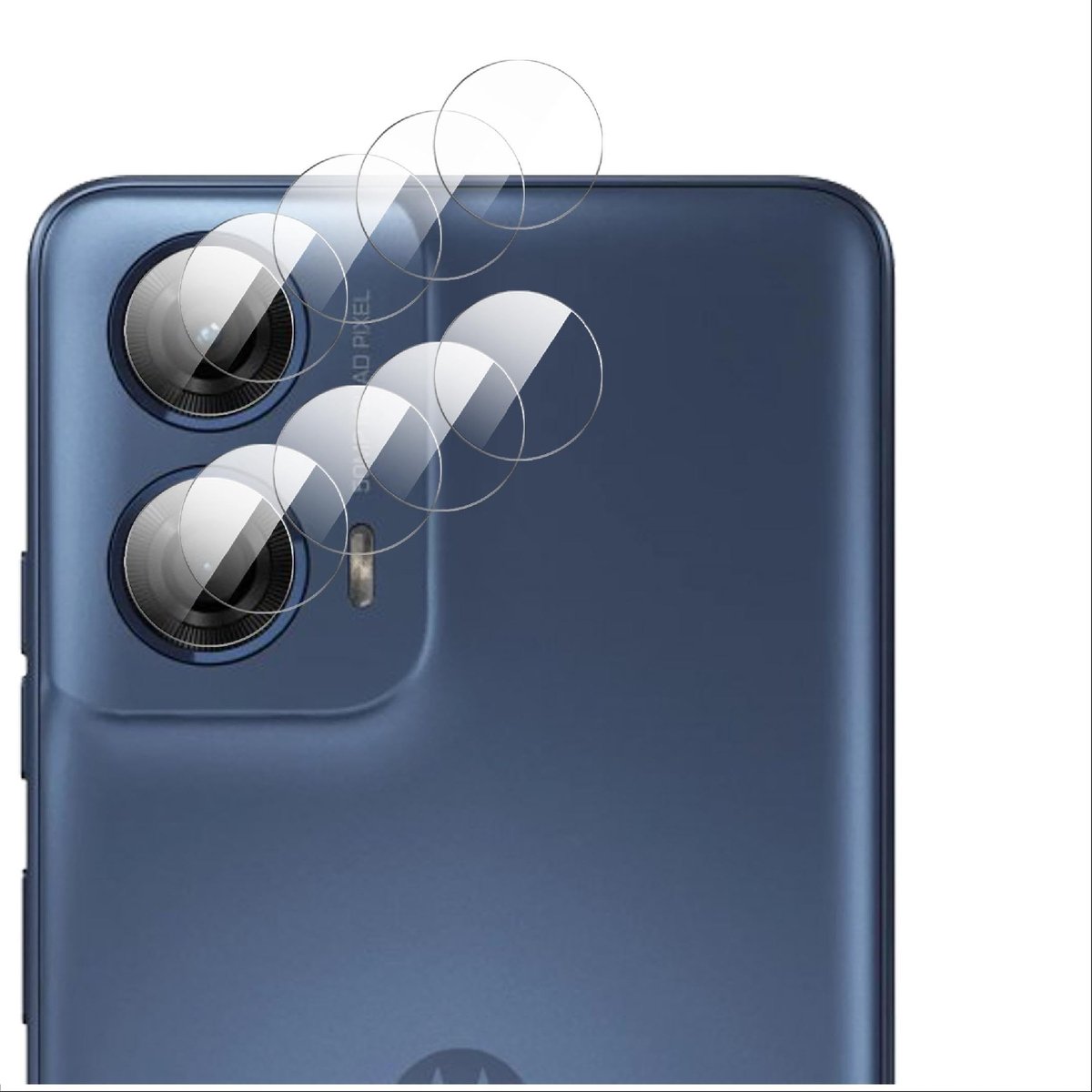 Dailygoody - Ultradunne Cameralensbeschermer - HD Geharde Glas - Perfecte Bescherming - 4-Pack - Compatibel met Motorola Moto G04 - Hoogwaardige Kwali