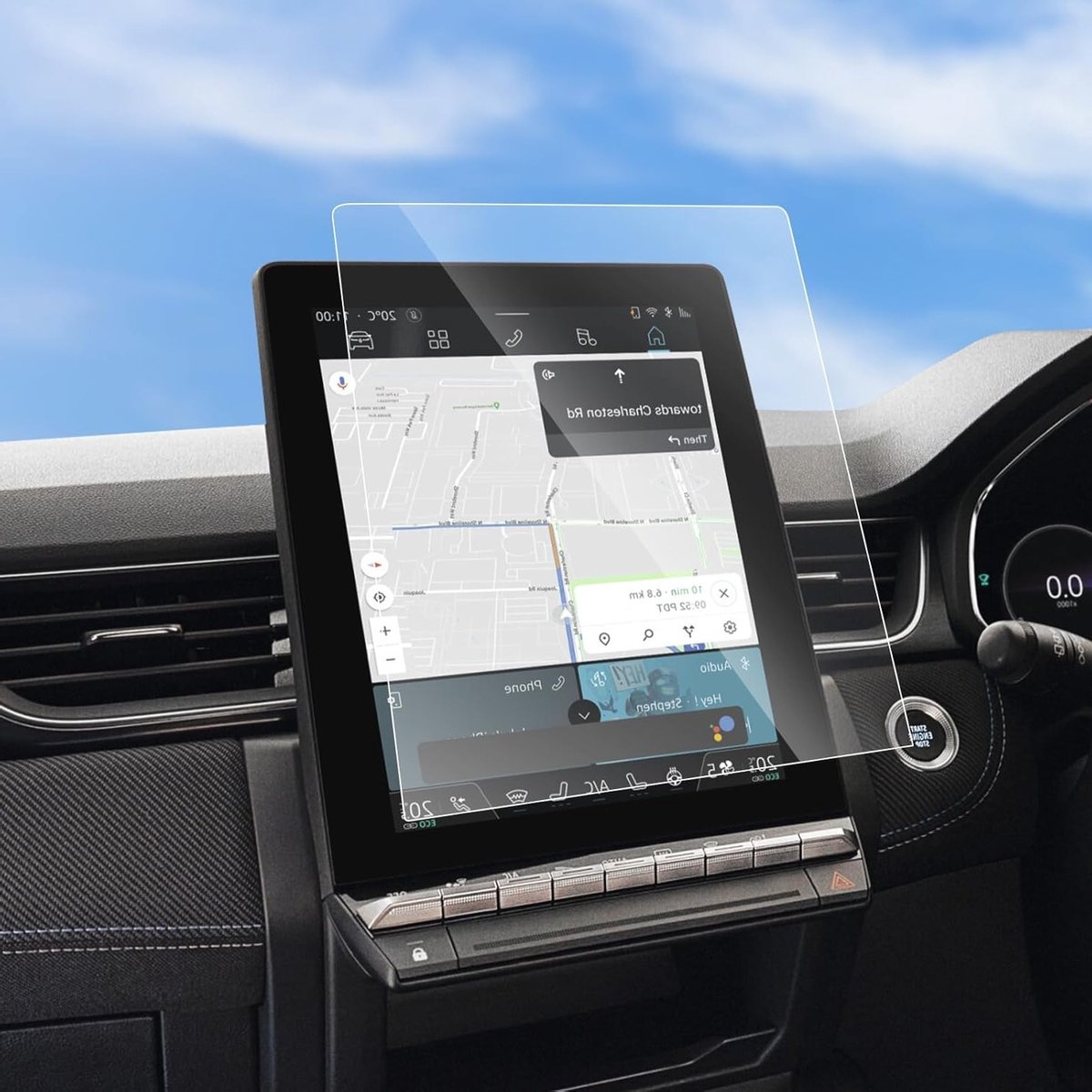 Beschermfolie voor Renault Captur 2024 2025 - OpenR Link GPS - Set van 2 Stuks