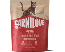 CARNILOVE ACTIVE - Cat - Lamb & Wild boar for Sterilised Adult All Breeds 400g