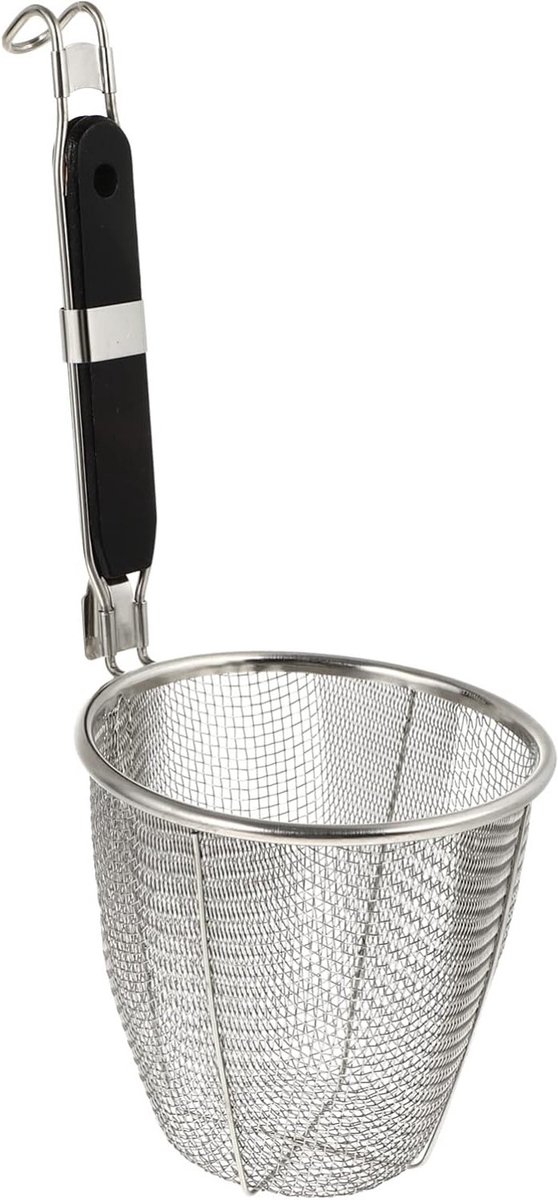 Noodle Basket Stainless Steel Mesh Spider Food Dumpling Sieve Noodle Sieve Basket Mesh Strainer