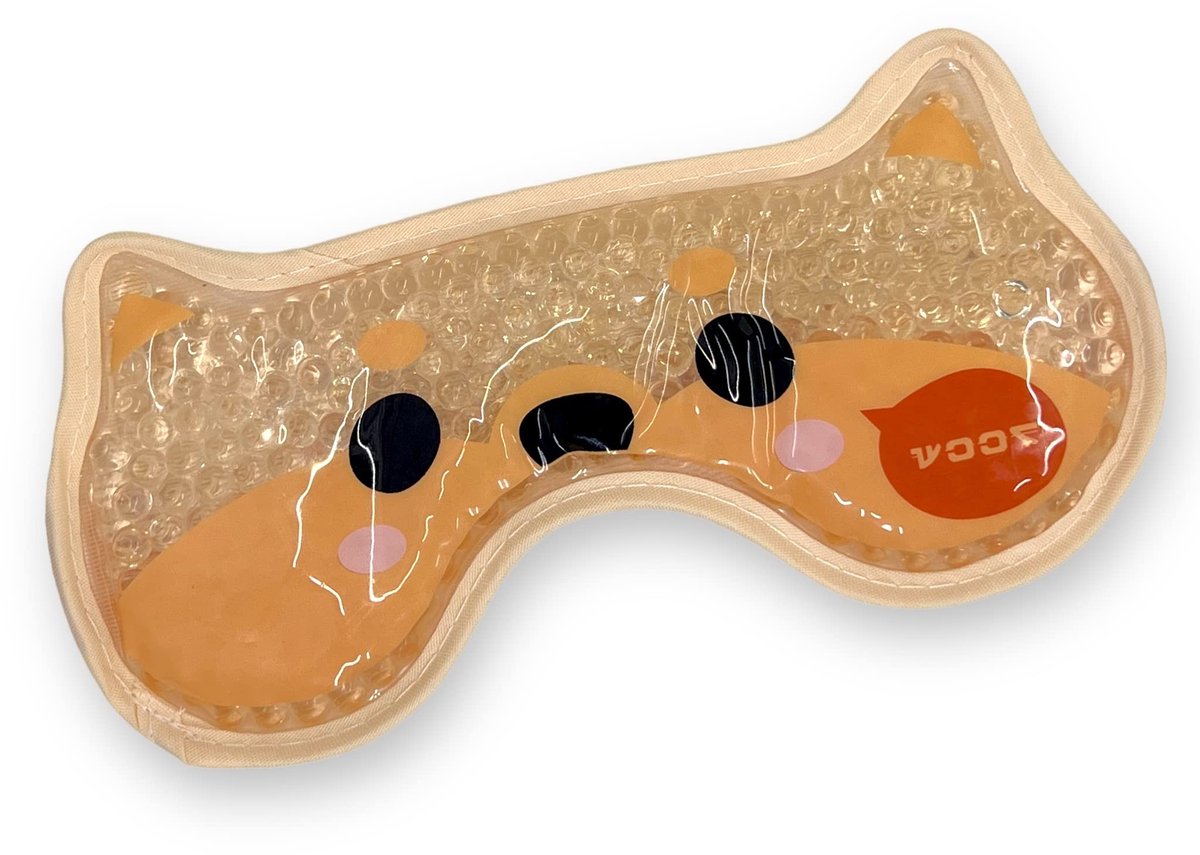 Dailygoody - Verkoelend Geloogmasker - Koudetherapie - Pluche Achterkant - Koelbril voor Ogen - Vermoeide Ogen - Geschikt voor Ontspanning