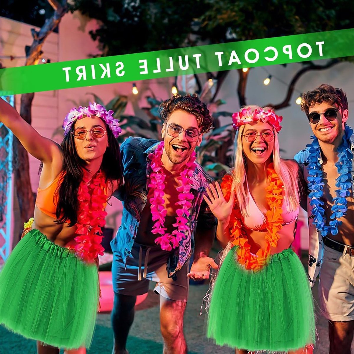 Retro Tutu Rok voor Dames met Drie Lagen Tule, Perfect voor Halloween, Feest en Festivals