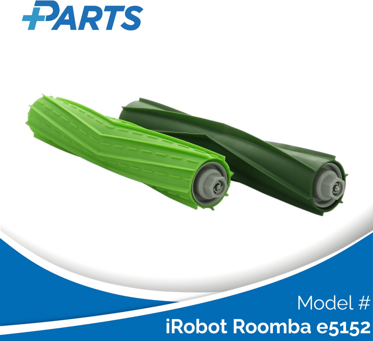 iRobot Roomba e5152 Borstels (2 Stuks, Plus.Parts® alternatief voor 4624870)