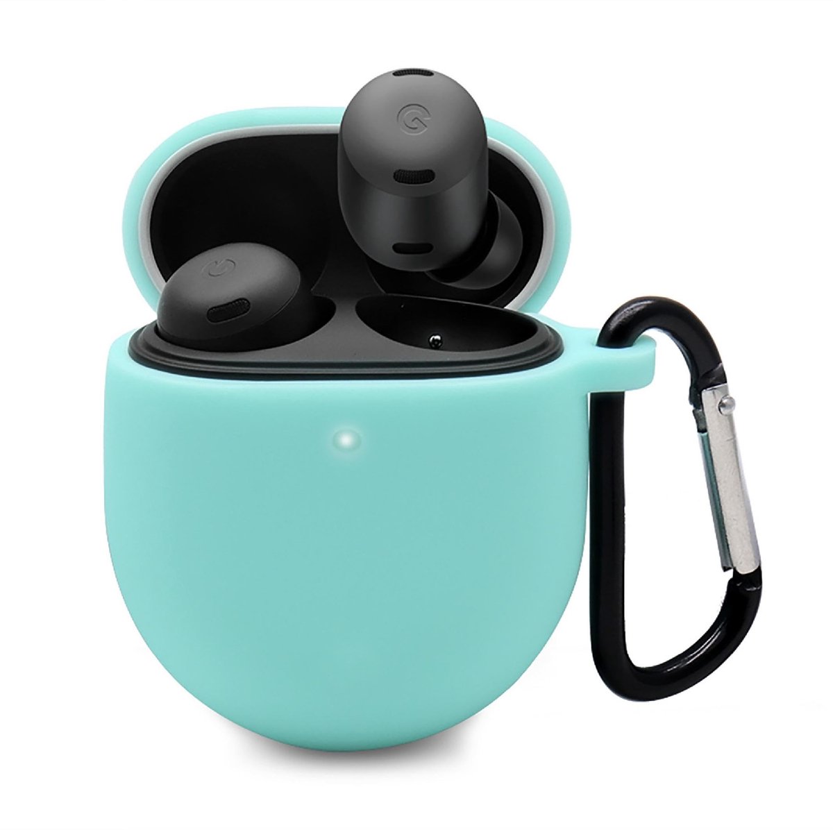 Dailygoody - Google Pixel Buds Pro 2 - Siliconen Hoesje - Ultradun - Groen - Bescherming - Valbestendig - Geschikt voor Google Pixel Buds Pro 2 - Kleu...