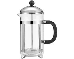 French Press Chambord - 1L / 8 koppen Zilveren koffiezet – Bestand glas en roestvrijstalen filter – Zonder BPA, vaatwasserbestendig – Vervaardigd in Portugal