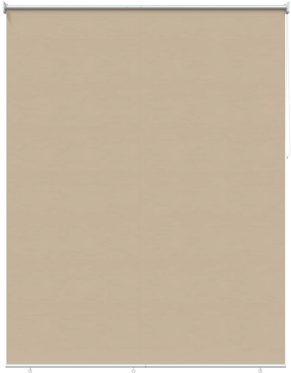 vidaXL Buitenrolgordijn - UV-bescherming - Beige - 160 - x - 230 - cm - (B - x - H)