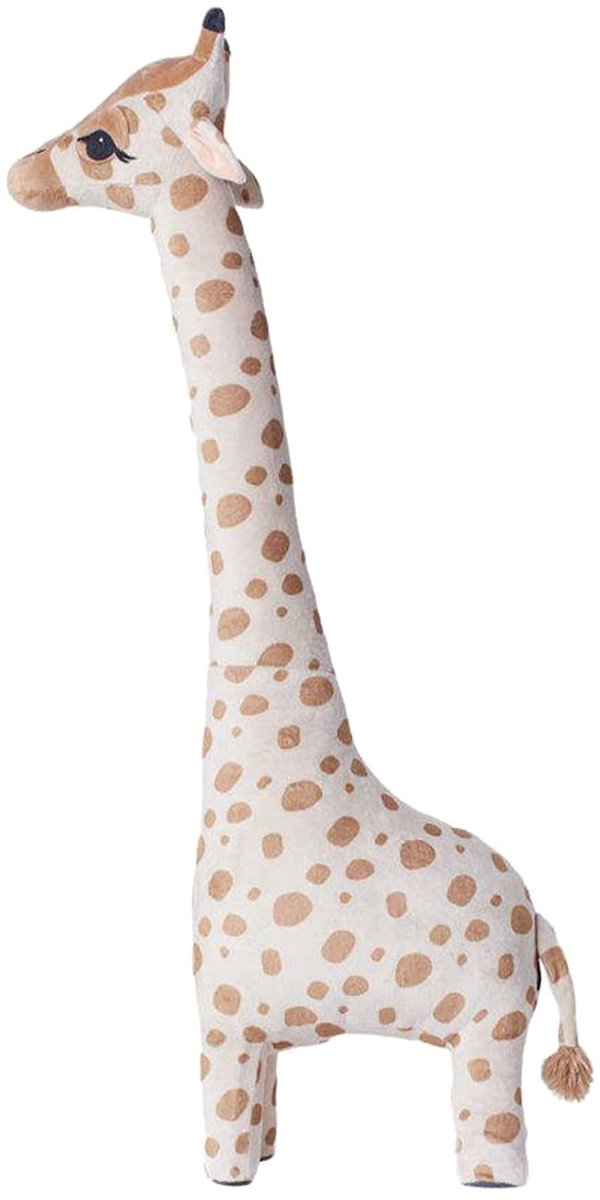 Dailygoody - Giraffenpop - Schattig knuffeldier - 100 cm - Multifunctioneel slaapkussen - Veiligheid en comfort voor kinderen - Giraffe