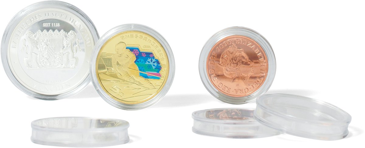 muntcapsules voor 2€-munten 26 mm - 100 stuks