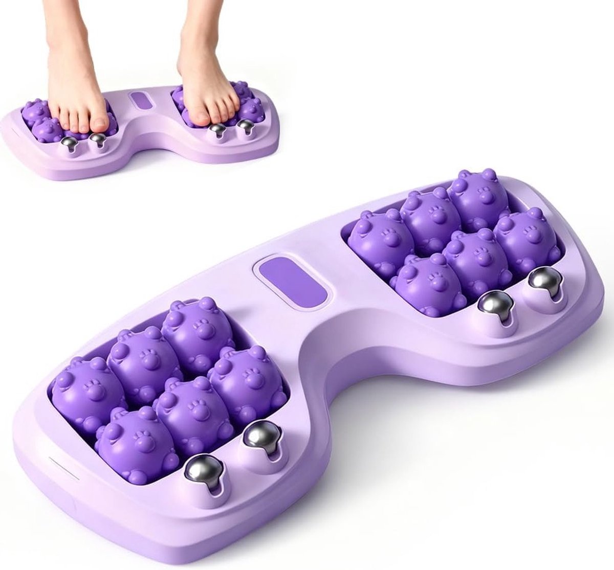 Dubbele Voetmassage Roller voor Stressverlichting en Ontspanning - Ideaal voor Vermoeide Voeten en Spierherstel