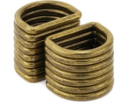 Robuuste metalen D-ringen voor naaien, ideaal voor het maken van tassen, rugzakken en riemen