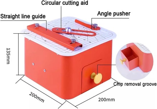 Elektrische snijder - Karton gereedschap - Doe-het-zelf projecten - Precisie snijden - 4 mm dikte - Grijs — afbeelding 2