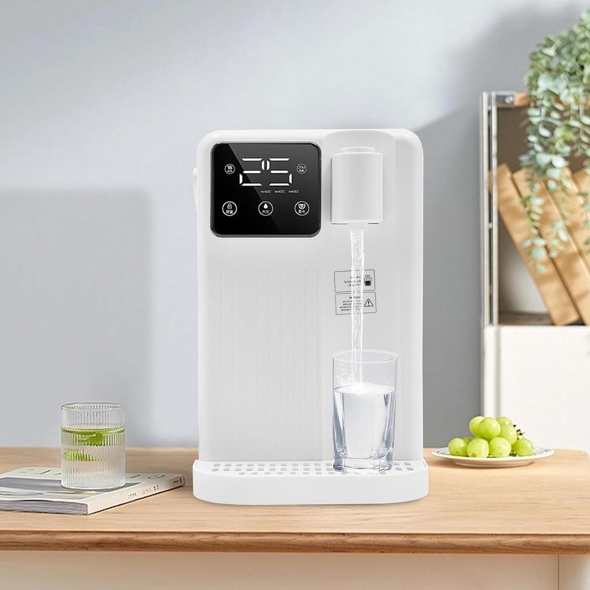 Warmwaterdispenser - Direct water - Snel drankjes maken - Verwarmt in 3 seconden - 3 Liter capaciteit - Wit