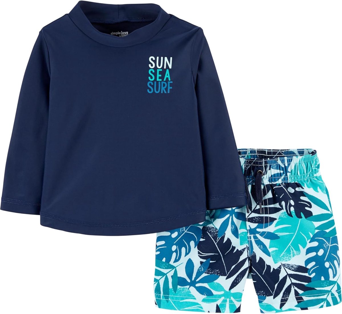 Baby Jongens Rash Guard Set met UPF 50+ Bescherming
