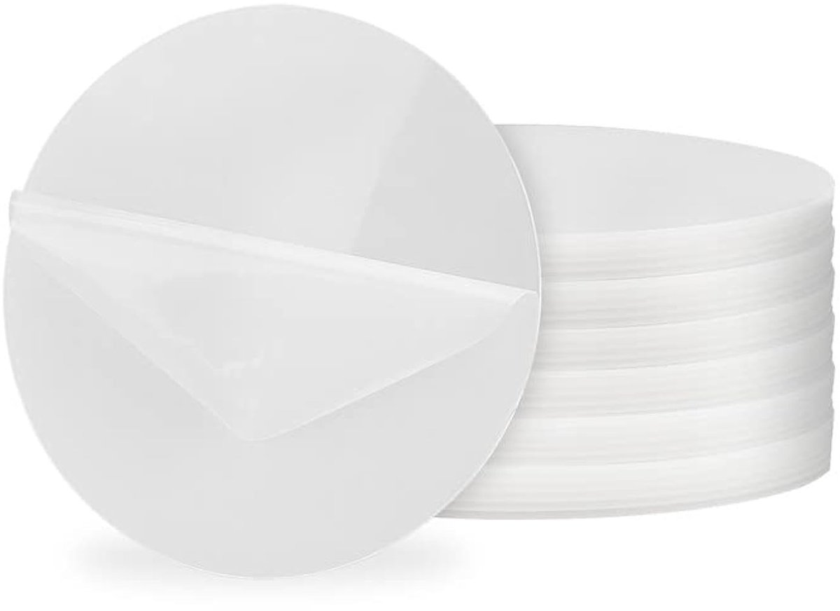 Cosensi- Acrylcirkels 30 Stuks - 10 cm Heldere Ronde Platen - 1,8 mm Dikke Schijven - Voor Fotolijst/Schilderen - Eenvoudig Schoon te Maken - Verstelbaar in Maat - Acrylplaten