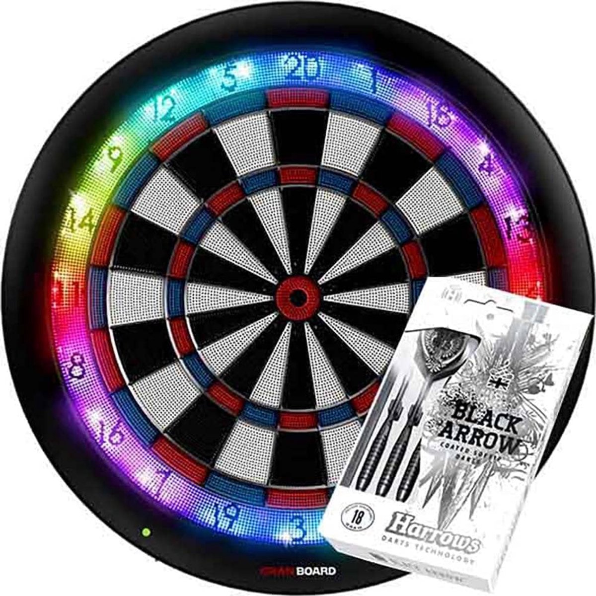 Elektronisch Dartbord met LED Verlichting en Online Spelfunctie