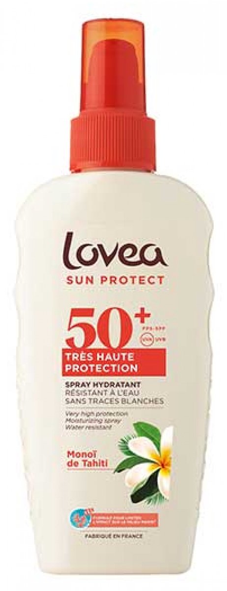 Lovea Monoï de Tahiti Hydraterende Spray Zeer Hoge Bescherming SPF50+ 150 ml