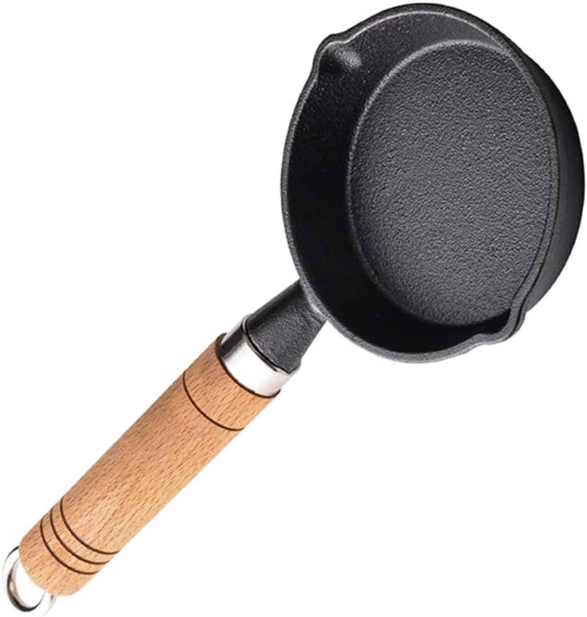 Mini Omeletpan - Koekenpan Ontbijt - Ontbijt Maken - Anti-aanbaklaag - 13 Cm Diameter - Zwart
