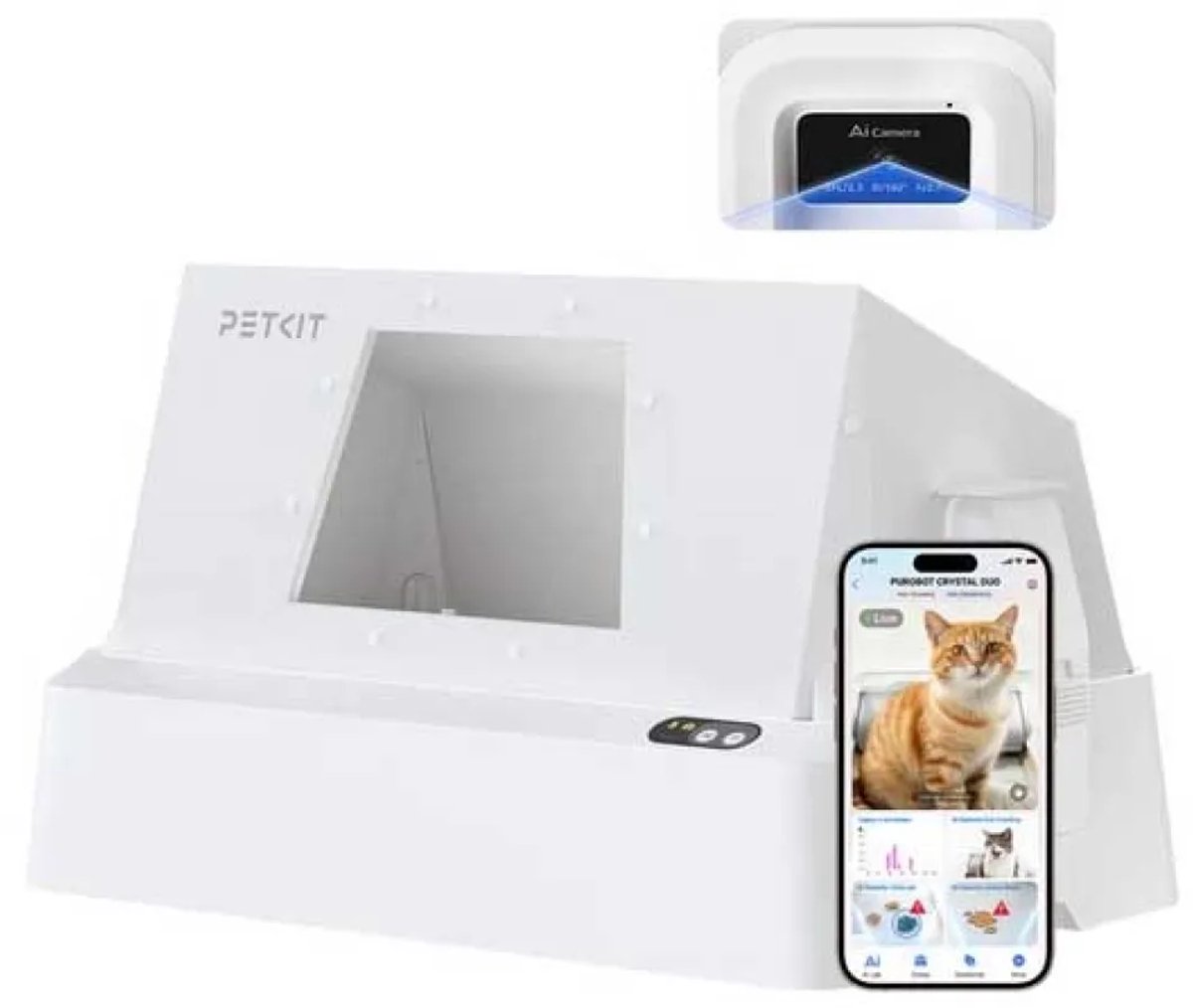 Petkit - Purobot Crystal Duo met camera thumbnail 3