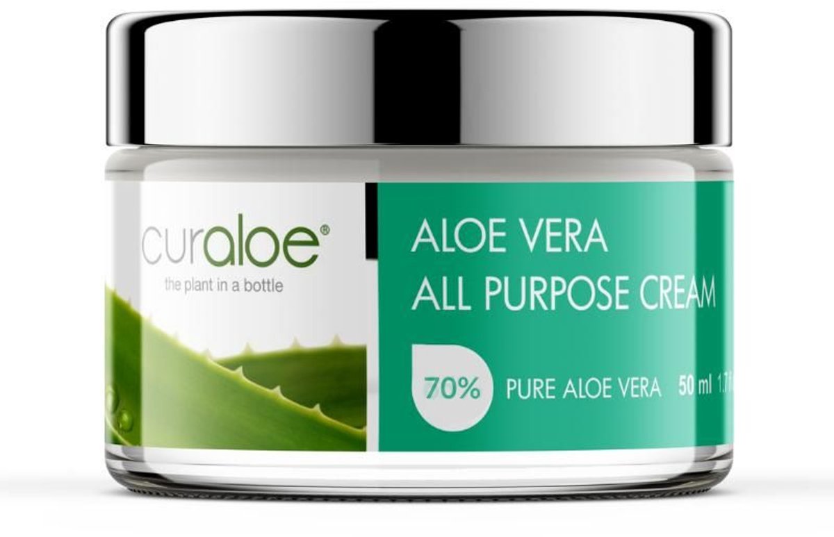 Curaloe® All Purpose Cream met 50% pure Aloe vera Gel.