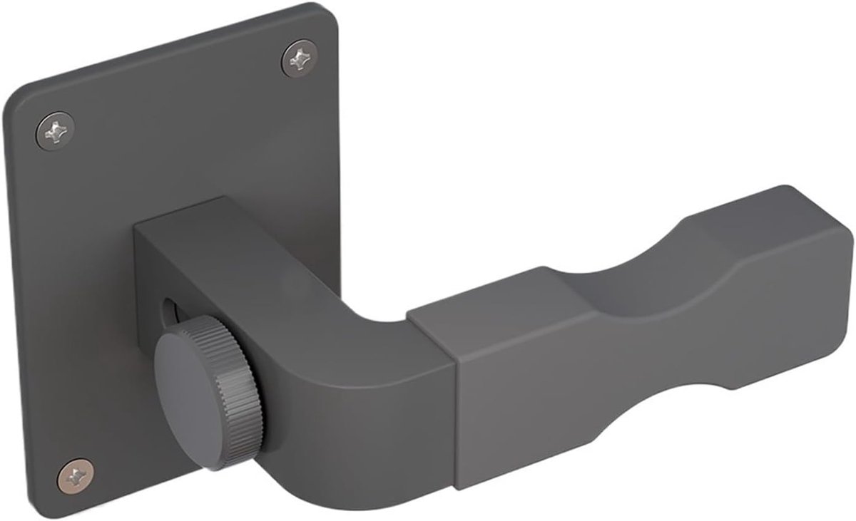 Stofzuigerslanghouder - Wandhouder Accessoire - Ophangen Steelstofzuiger - Verstelbaar Ontwerp - 130 x 88 mm - Grijs