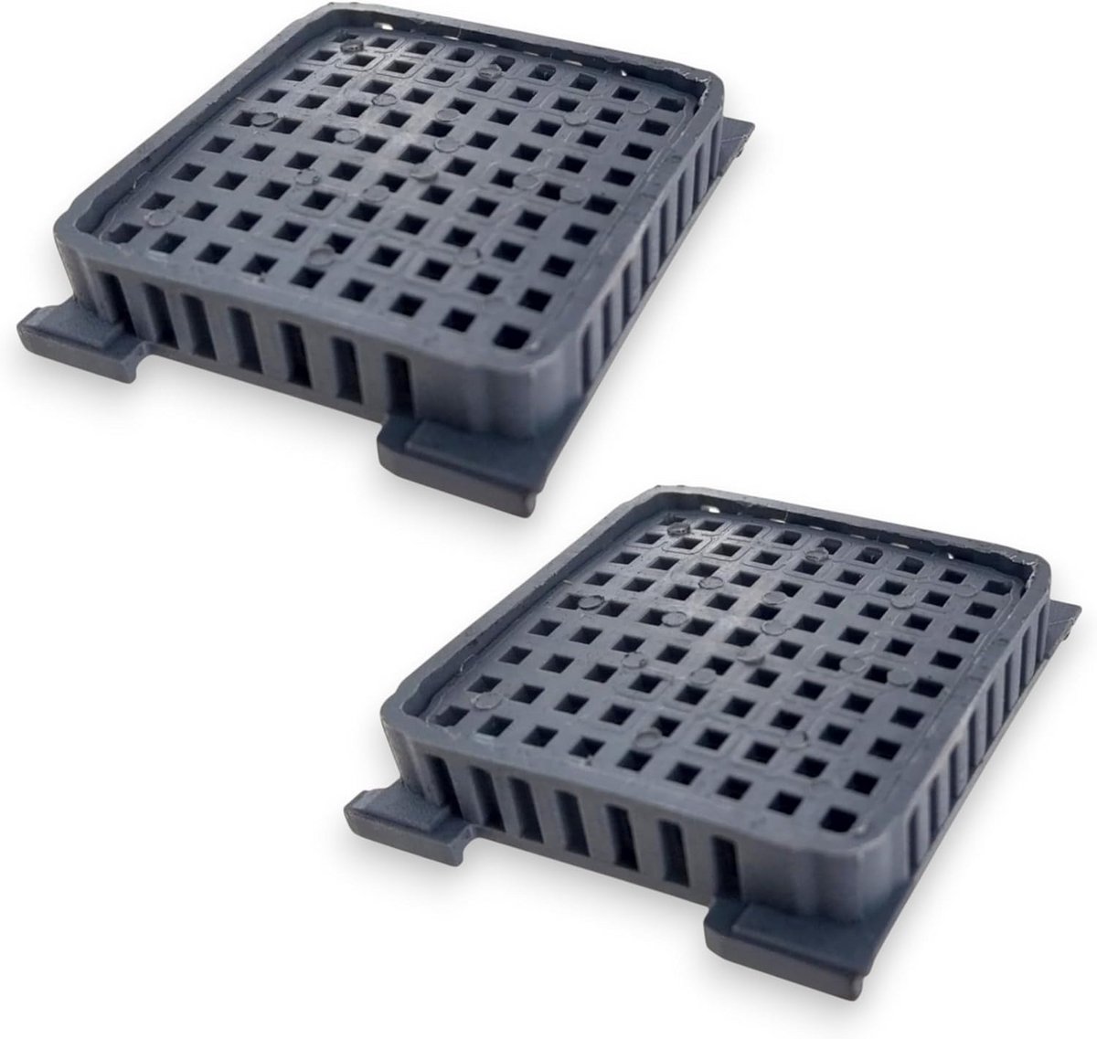 Fresh Air actieve koolstoffilters voor Liebherr 9096989 9882429 9882460 7440021 koelkast geurverwijderaar, 48 x 44 x 10 mm, interieurfilter, koolstoffilter voor circulatielucht in