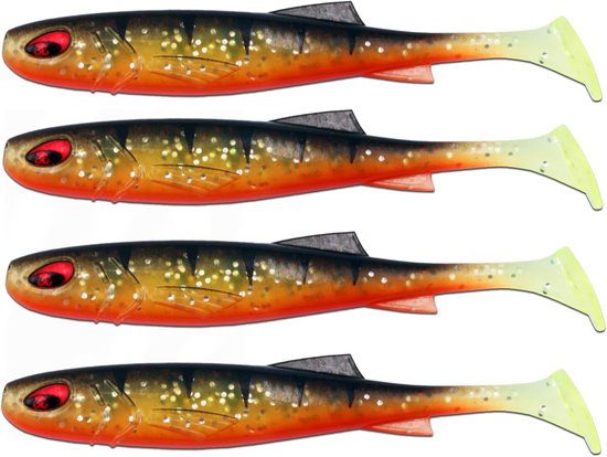 Rubberen Vis Shads voor Snoekbaars Hengelen - 12.5 cm - Hoge Actie Aas — afbeelding 4