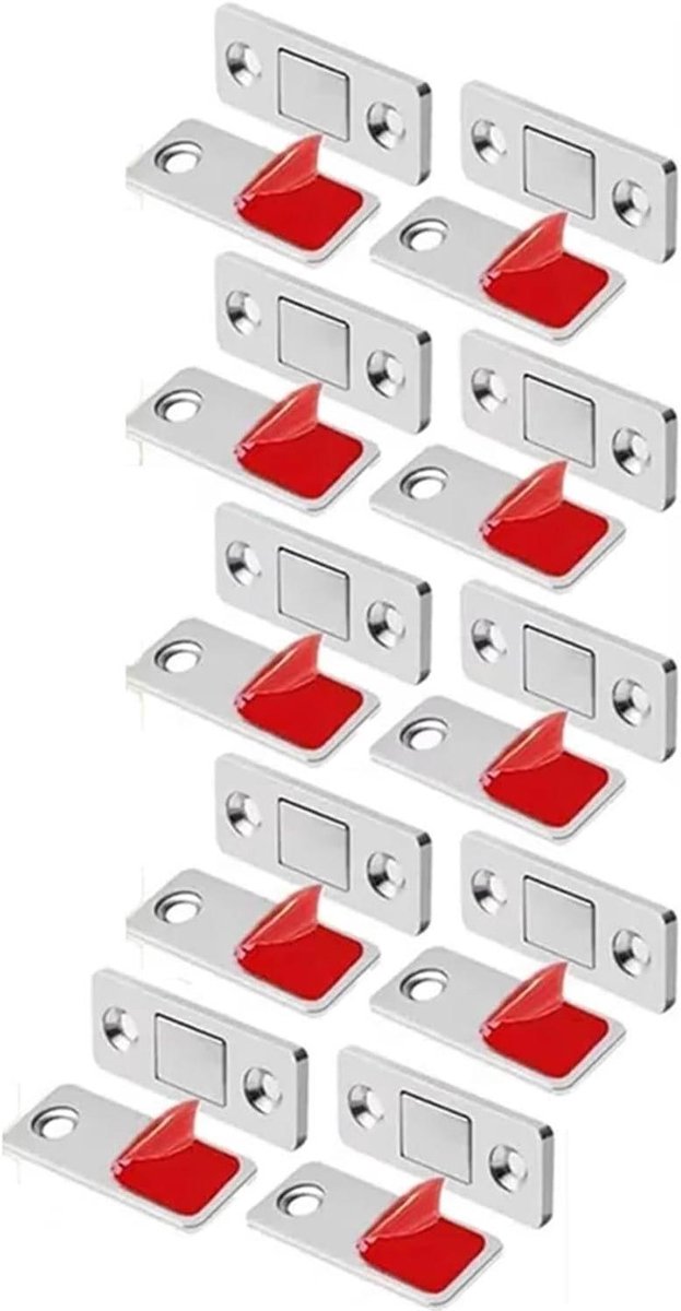 Magnetische Kastsloten - Onzichtbare Sluitingen - Kasten Sluiten - Ultradun Ontwerp - 10 Stuks - Niet Van Toepassing