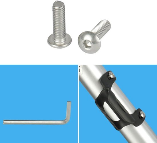 Fietspomphouder - Pompbeugel Frameclip - Fietsen - Nylon constructie - 7 x 5 x 2 cm - Zwart — afbeelding 5