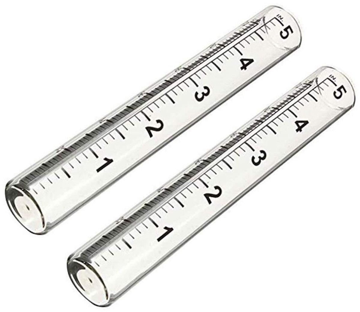 NTH products- Regenmeter Transparant - Pluviometer - Regenmeter Glas - Regenmeter met Grondpen - Nauwkeurige Metingen - Ideaal voor Tuin - Neerslagmeter
