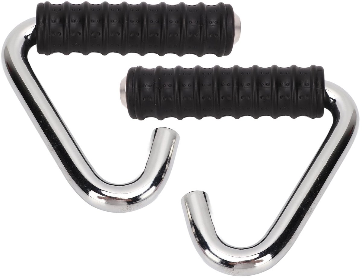 MTTproducts- Fitness Grip C-vorm - Rubber Handgrepen - Universeel voor Pull-Ups - Training - Schokbestendig - Comfortabele Grip - Training Grips